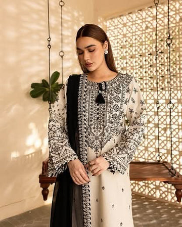 Arfa Embroidery 3pc