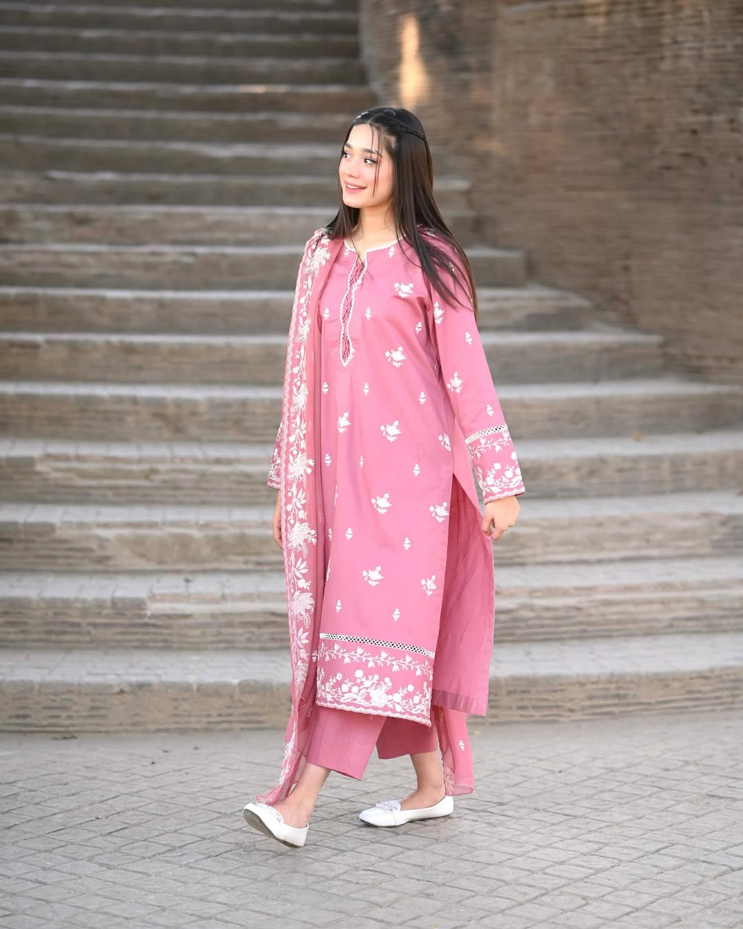 Blush 3 piece Embroidery
